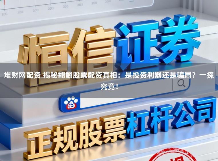 堆财网配资 揭秘翻翻股票配资真相：是投资利器还是骗局？一探究竟！