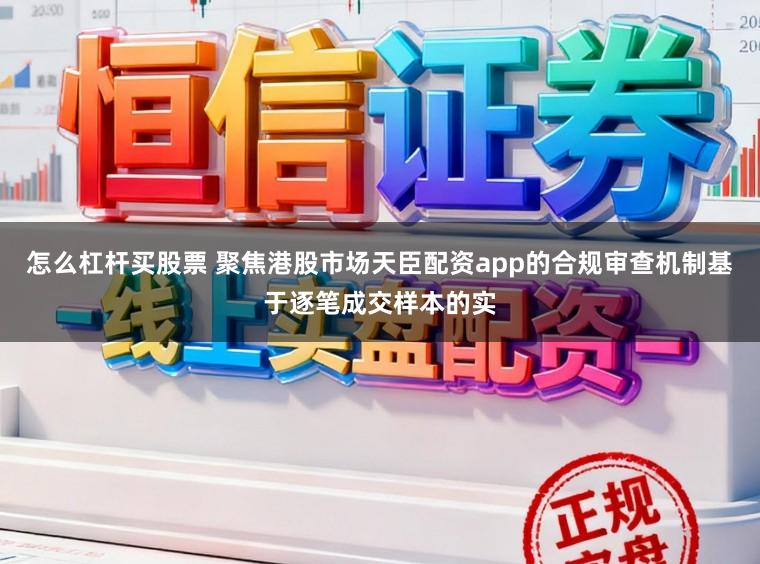 怎么杠杆买股票 聚焦港股市场天臣配资app的合规审查机制基于逐笔成交样本的实