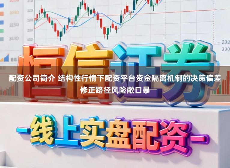 配资公司简介 结构性行情下配资平台资金隔离机制的决策偏差修正路径风险敞口暴